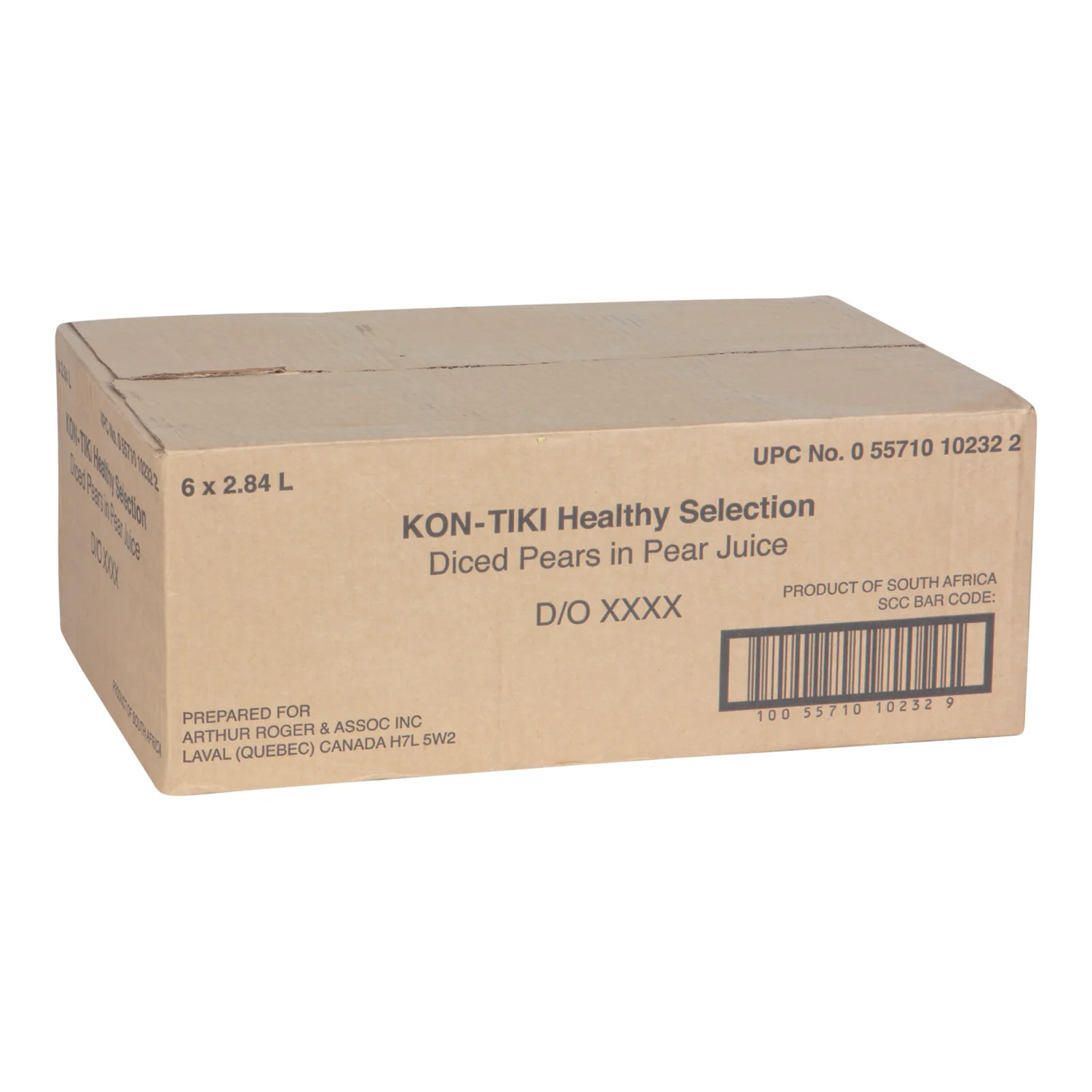 Pear Diced In Natural Juice - 6 x 2.84 L - Kontiki - Restaurant and Foodservice Ingredients - Canadian Distribution - Ships Free Within Canada on Orders Above CAD $199 - Image 2