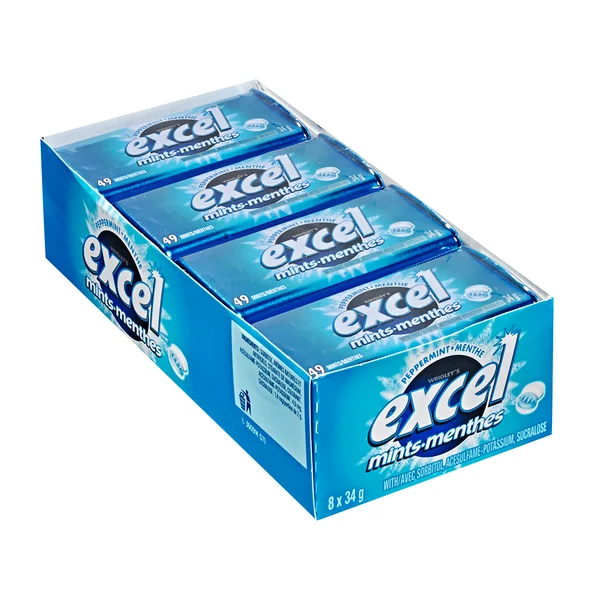 Peppermint Mints - 4 x Packs of 8 - Excel - Canadian Distribution - Ships Free Within Canada on Orders Above CAD $199 - Image 2