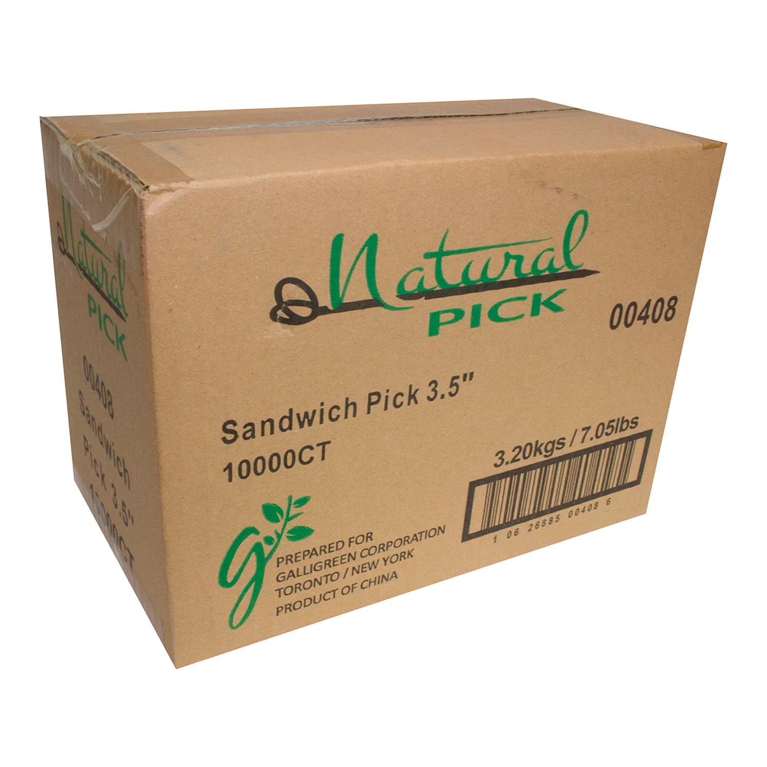 Pick Sandwich 3.5 in. - 10 x 1000 count - Natural Pick - Packaging and Accessories - Restaurant Supplies and Equipment - Canadian Distribution - Image 3