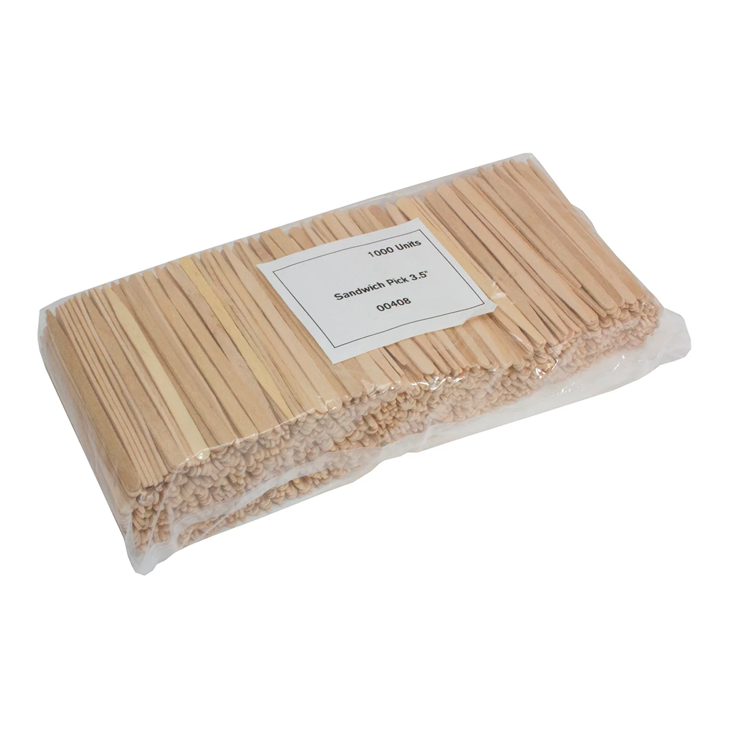 Pick Sandwich 3.5 in. - 10 x 1000 count - Natural Pick - Packaging and Accessories - Restaurant Supplies and Equipment - Canadian Distribution - Image 4