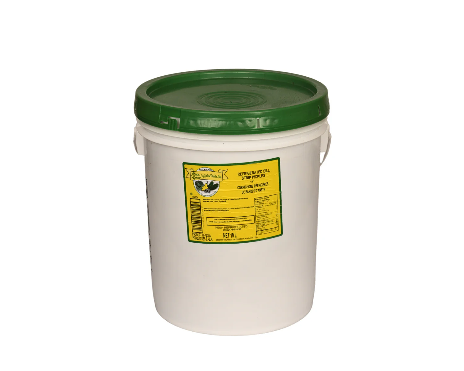 Pickle Dill Strip - 1 x 19 L - Cool Crisp - Restaurant and Foodservice Ingredients - Canadian Distribution - Ships Free Within Canada on Orders Above CAD $199 - Image 4