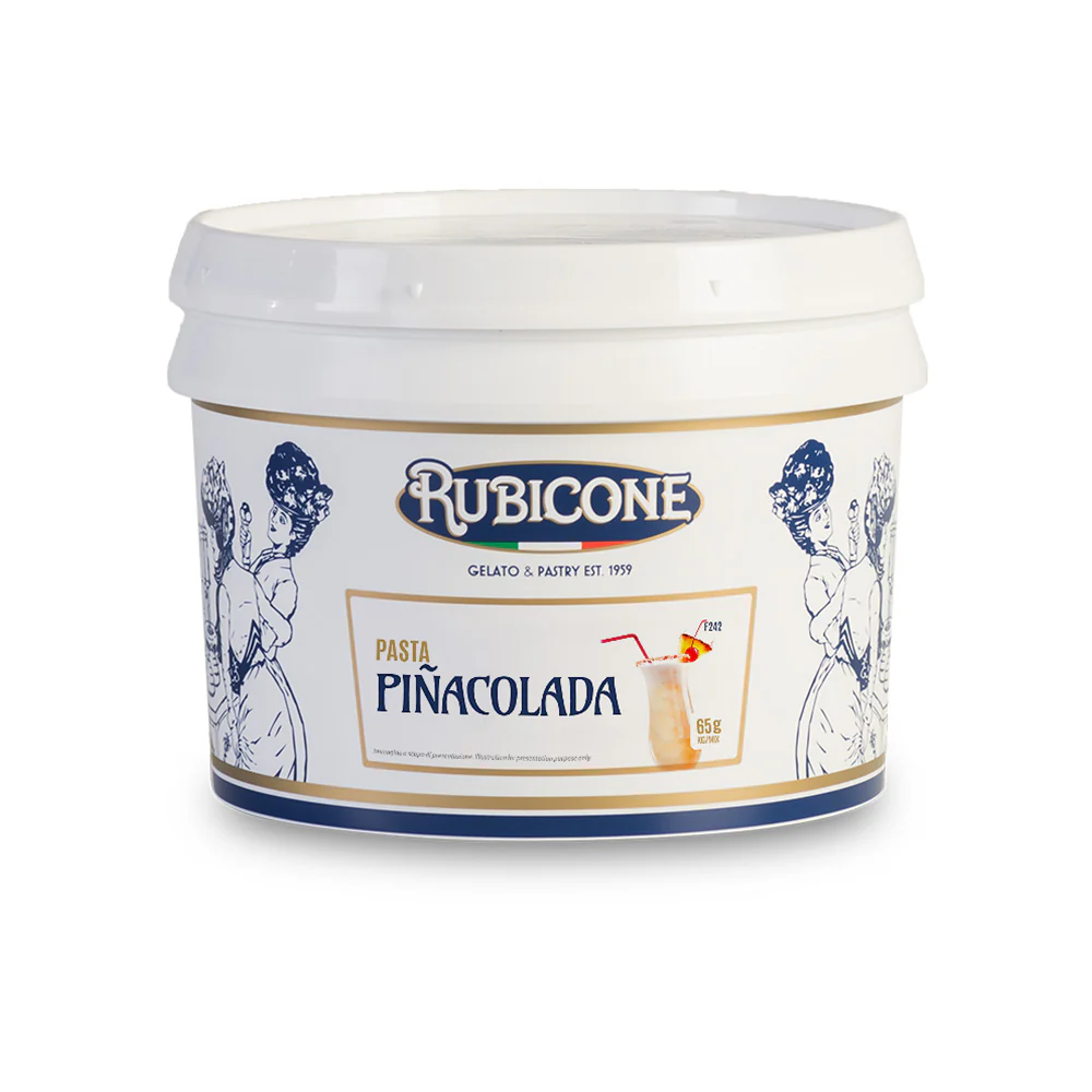 "PRE-ORDER" Pina Colada Paste - Fruit Gelato Pastes - Case of 2 x 3 KG Buckets - Rubicone Canada - Ships Free Within Canada on Orders Above CAD $199