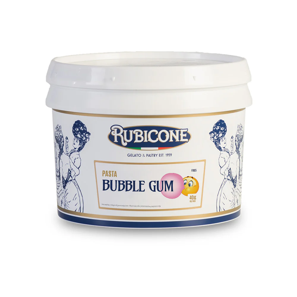 "PRE-ORDER" Pink Bubble Gum Paste - Classic Gelato Pastes - Case of 2 x 3 KG Buckets - Rubicone Canada - Ships Free Within Canada on Orders Above CAD $199
