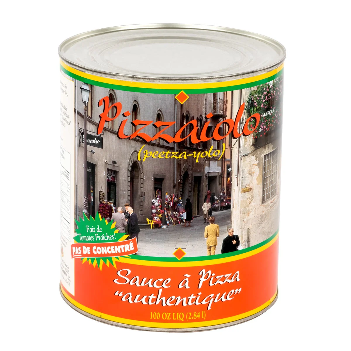 Pizzaiolo Pizza Sauce - 4 x 2.84 L - Grocery and Food Items - Canadian Distribution - Ships Free Within Canada on Orders Above CAD $199