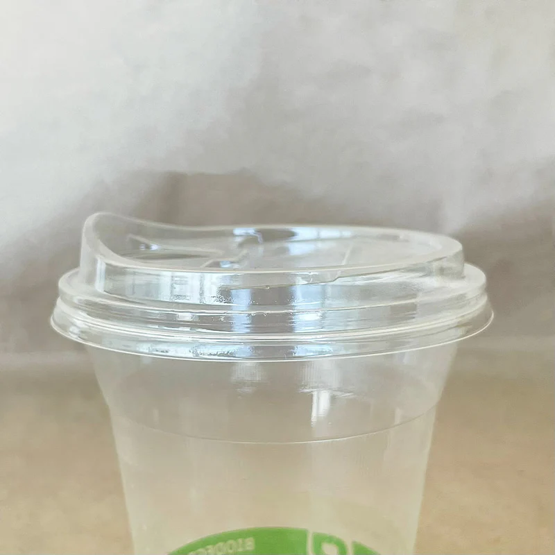 PLA Sip Cold Cup Lid 96mm 1000cs BPI - Disposable Take Away Food Packaging - Canadian Distribution - Image 2