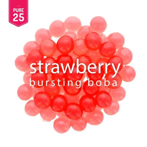 Strawberry Bursting Boba Pure25 - Popping Boba - Bossen - Canada - Ships Free Within Canada on Orders Above CAD $199 - Image 2