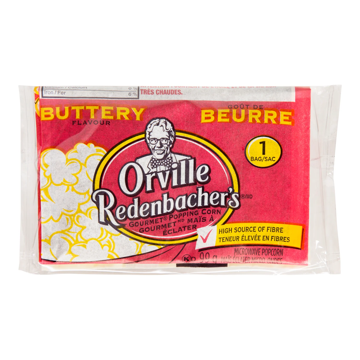 Popcorn Butter - 24 x 99 g - Orville Redenba - Restaurant and Foodservice Ingredients - Canadian Distribution - Ships Free Within Canada on Orders Above CAD $199 - Image 2