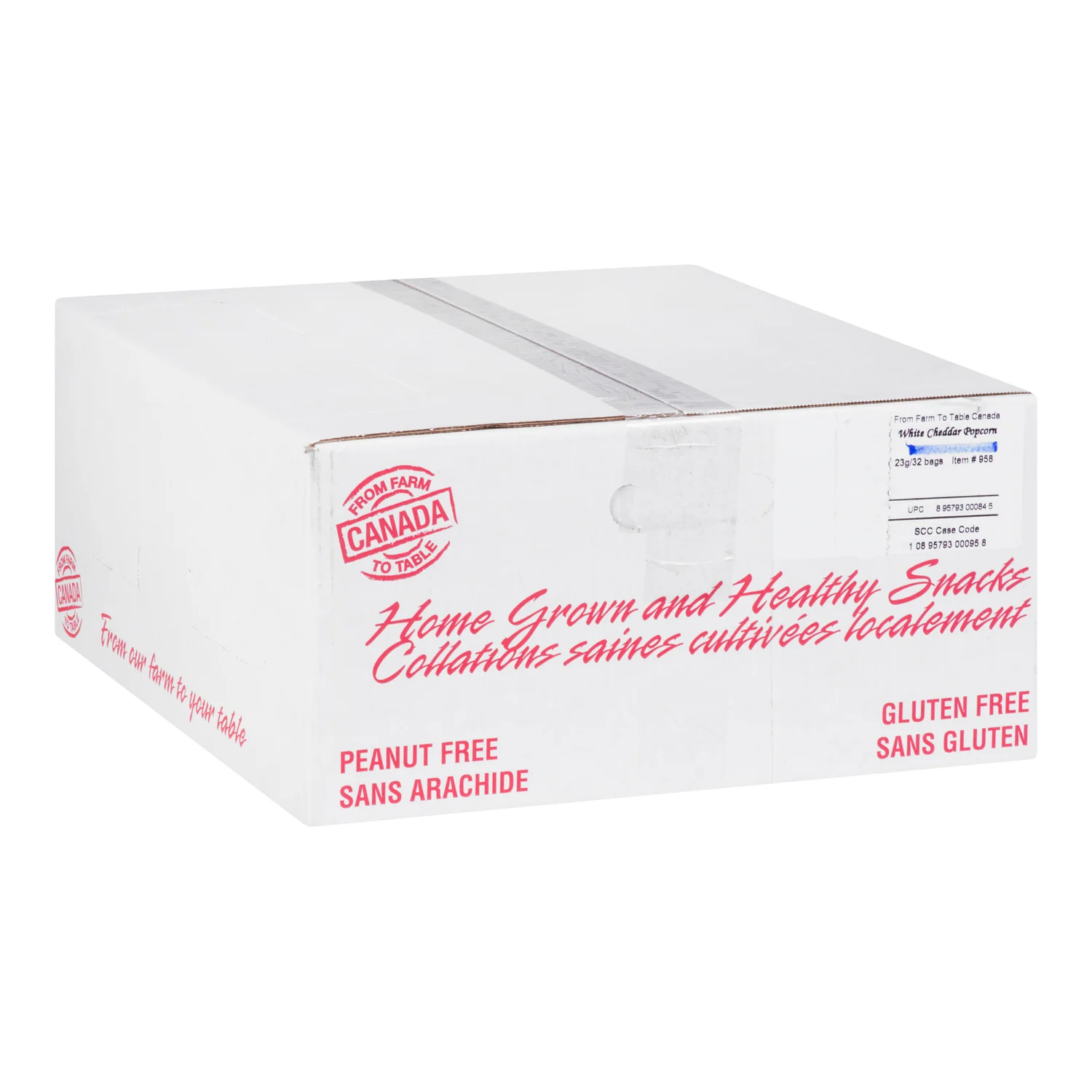 Popcorn Cheddar White - 32 x 23 g - From Farm To Ta - Restaurant and Foodservice Ingredients - Canadian Distribution - Ships Free Within Canada on Orders Above CAD $199 - Image 2