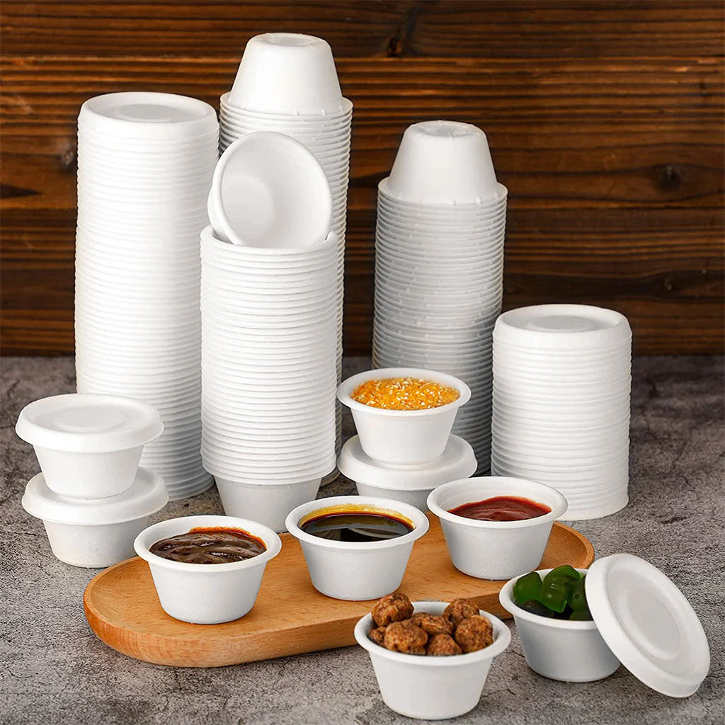 Portion Cups Bagasse Compostable - Sold By The Case - Image 4