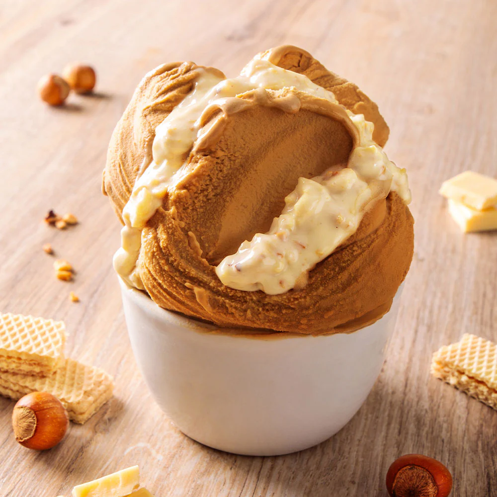 Pregel -  Cioccobianco Hazelnut Rock Arabeschi® (2 x 3kg Case) - Canadian Distribution - Ships Free Within Canada on Orders Above CAD $199
