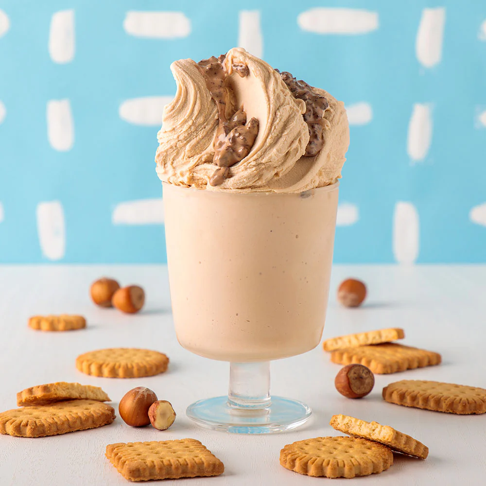 Pregel -  Hazelnut Biscuit Zero Arabeschi® (2 x 3kg Case) - No Added Sugar - Canadian Distribution - Ships Free Within Canada on Orders Above CAD $199