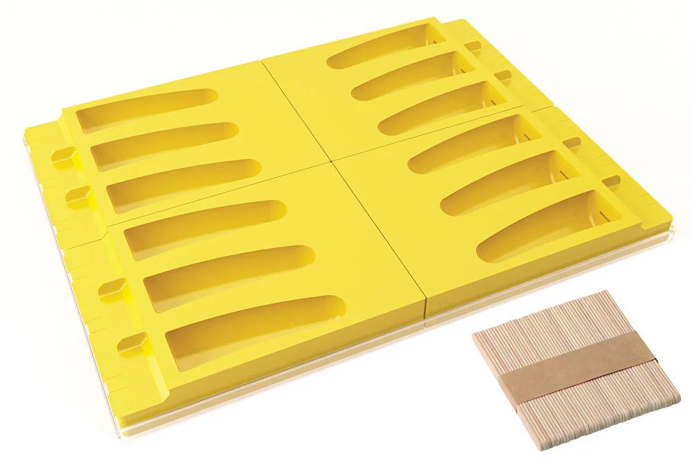 Pregel - 
 Pavoni® Frozen Pop Kit - Ipanema (12 indents, 50 sticks) - Canadian Distribution
