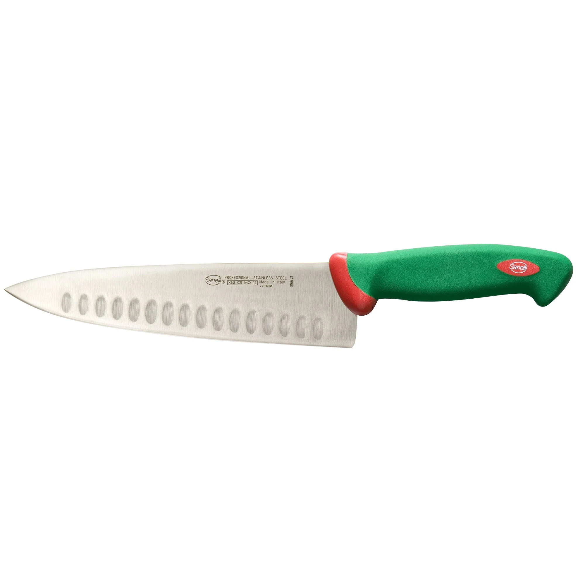 Premana Indented Cook’s Knife - 20.95 cm (8.25 in) - Sanelli - Restaurant Equipment and Smallwares - Canadian Distribution
