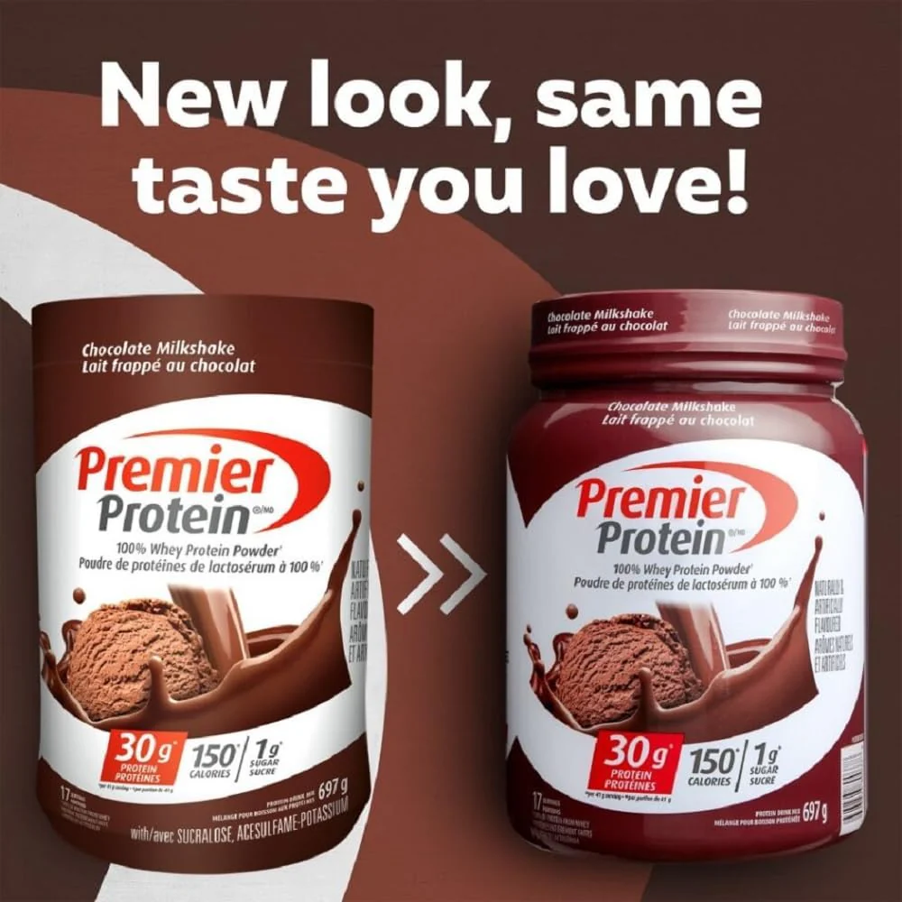 Premier – Whey Protein Powder – Chocolate Milkshake – 697 g, 17 Servings – Ships Free Within Canada on Orders Above CAD $199 - Image 3