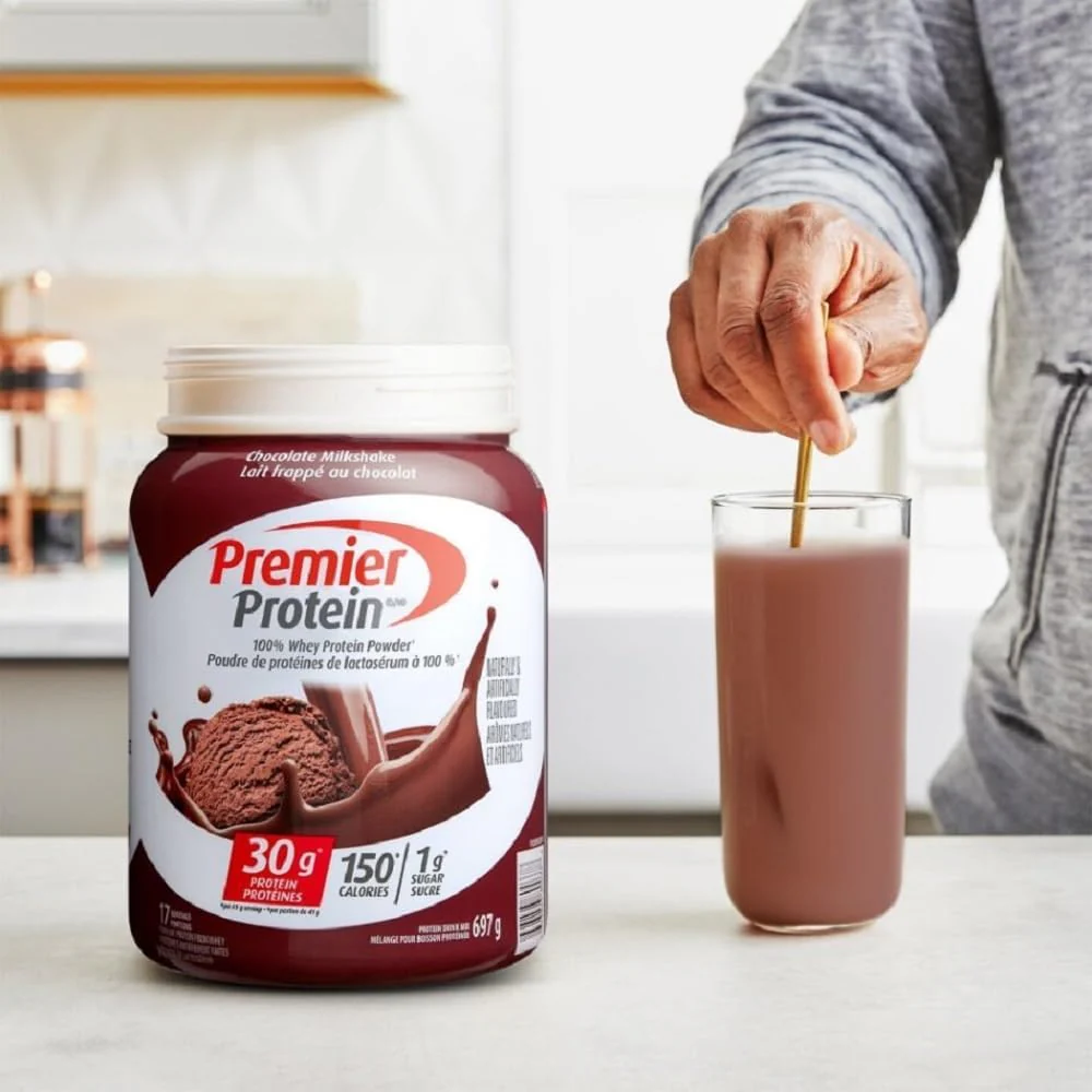 Premier – Whey Protein Powder – Chocolate Milkshake – 697 g, 17 Servings – Ships Free Within Canada on Orders Above CAD $199 - Image 5