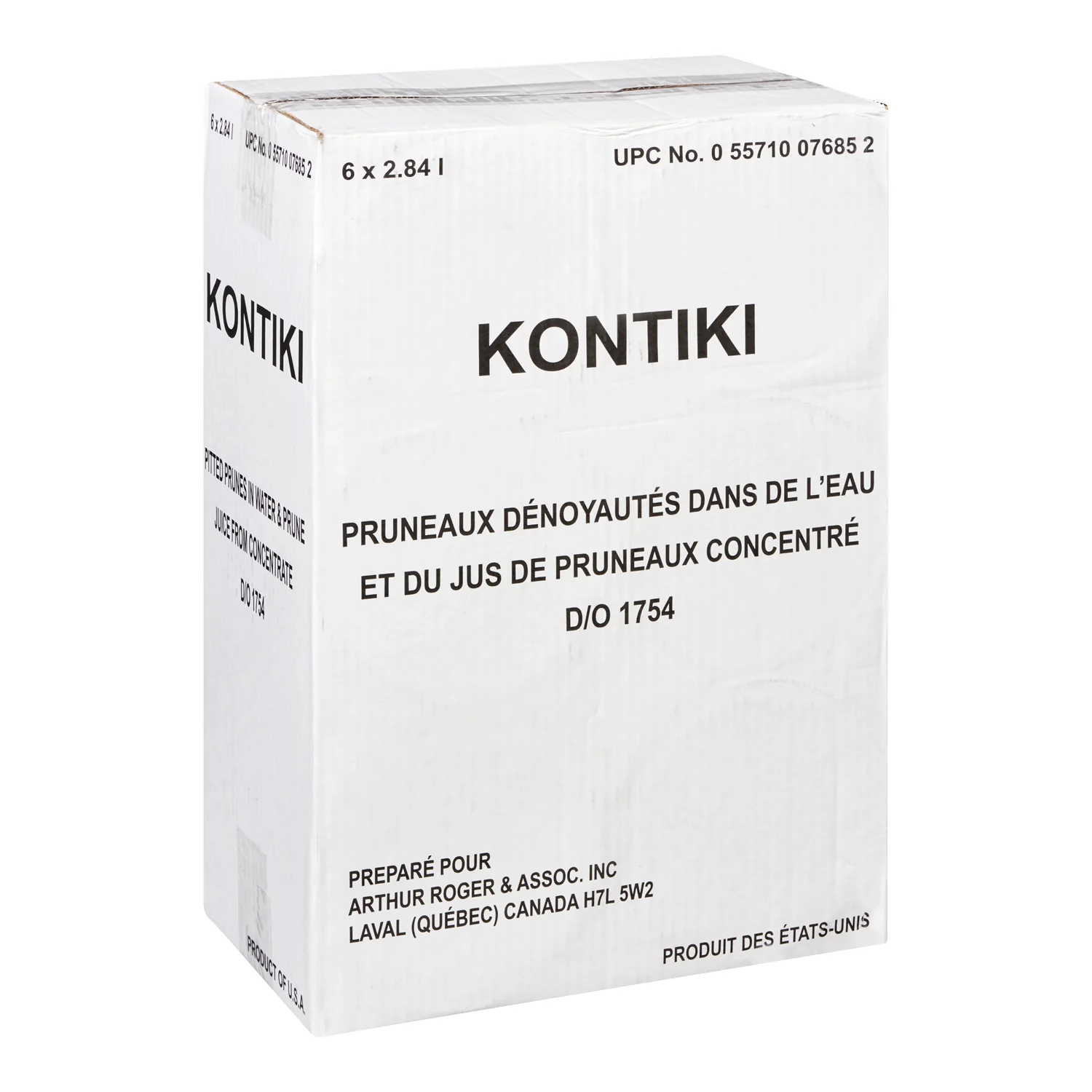 Prune Pitted - 6 x 2.84 L - Kontiki - Restaurant and Foodservice Ingredients - Canadian Distribution - Ships Free Within Canada on Orders Above CAD $199 - Image 2
