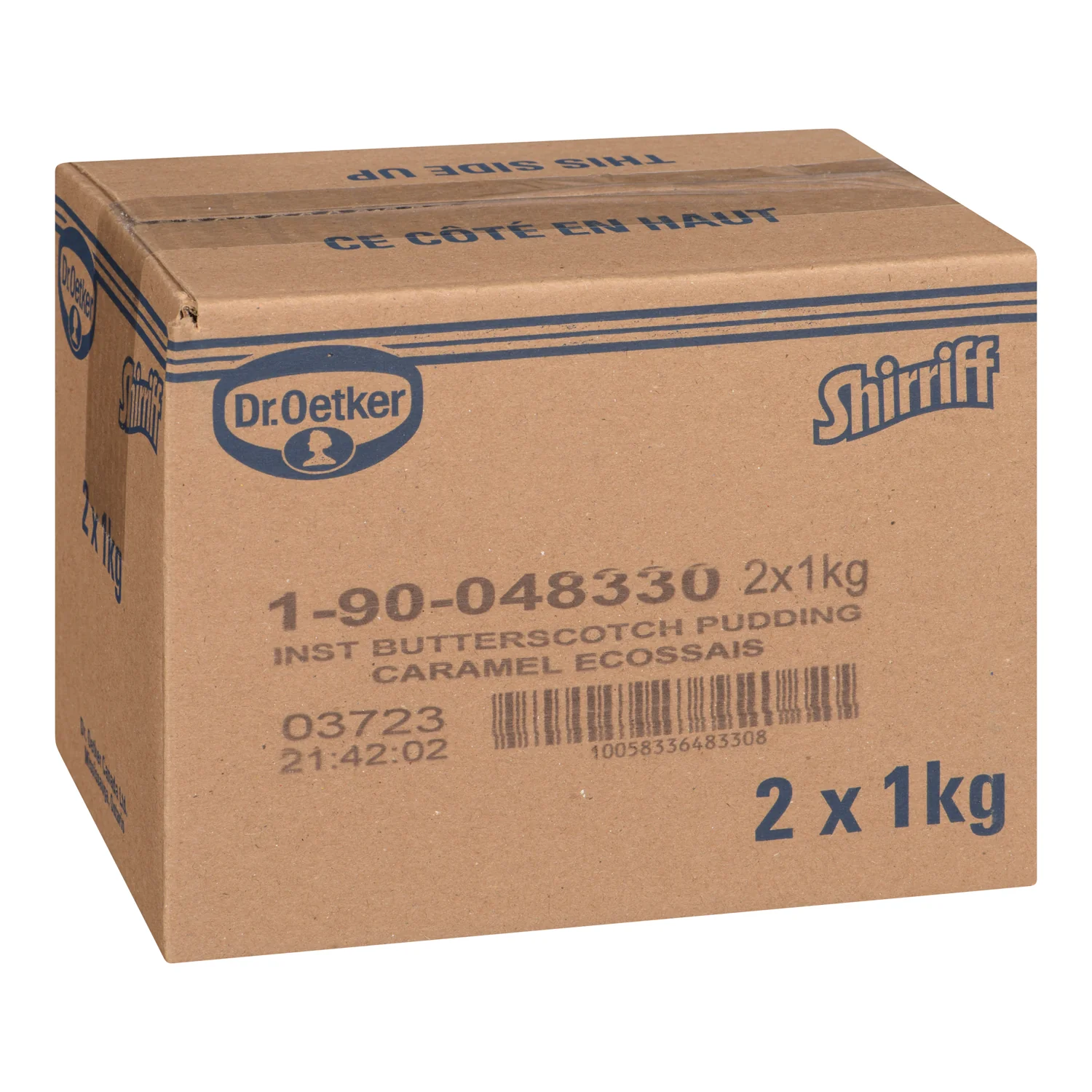Pudding Butterscotch Powder Instant - 2 x 1 kg - Shirriff - Baking Mixes and Ingredients - Canadian Distribution - Ships Free Within Canada on Orders Above CAD $199 - Image 3