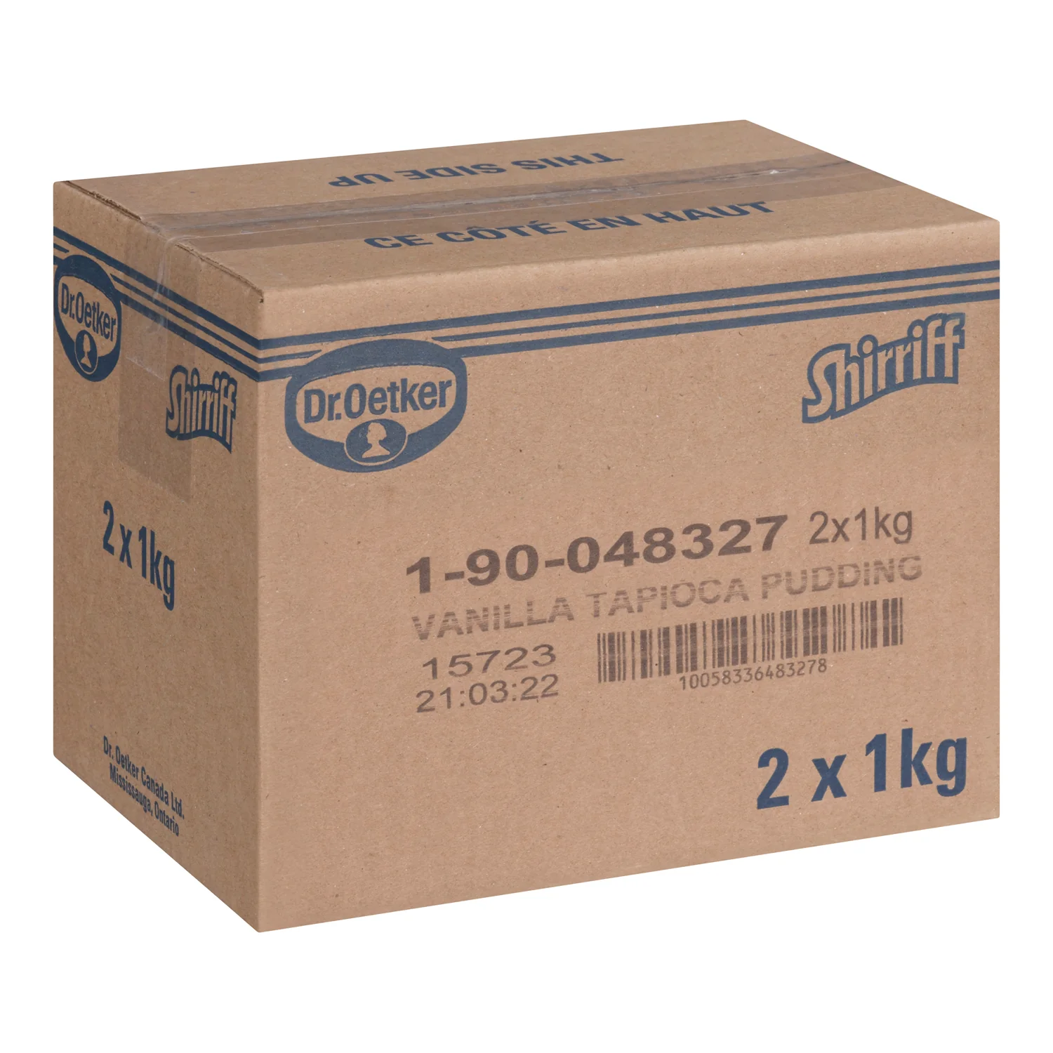 Pudding Tapioca Vanilla Mix - 2 x 1 kg - Shirriff - Baking Mixes and Ingredients - Canadian Distribution - Ships Free Within Canada on Orders Above CAD $199 - Image 3