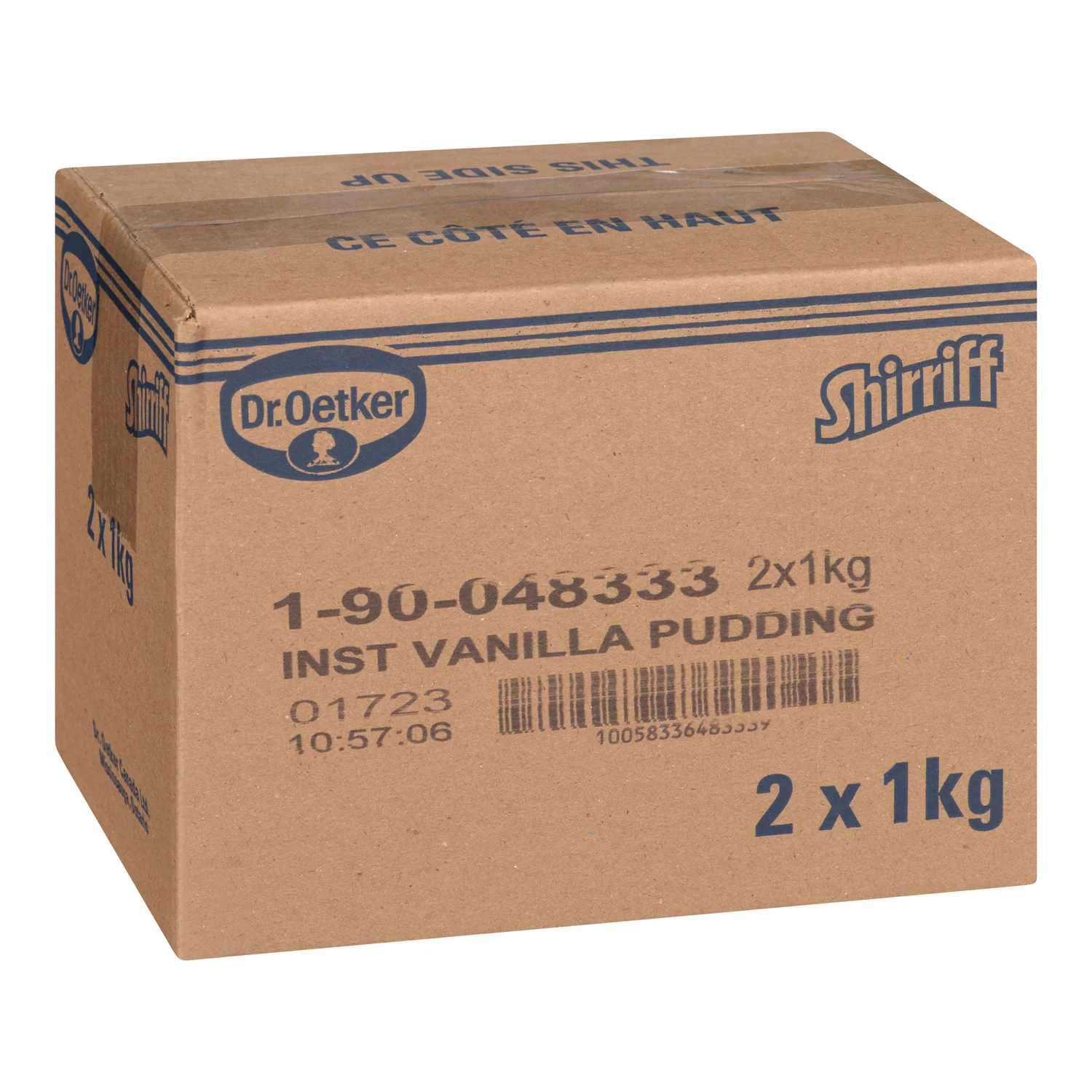 Pudding Vanilla Powder Instant - 2 x 1 kg - Shirriff - Baking Mixes and Ingredients - Canadian Distribution - Ships Free Within Canada on Orders Above CAD $199 - Image 3