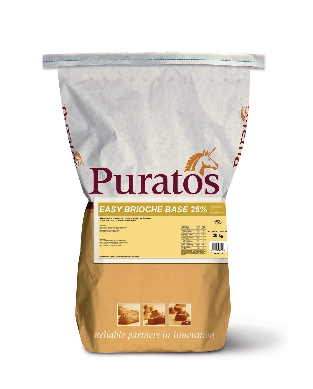 Puratos - Easy Brioche - 20 kg  - Canadian Distribution - Ships Free Within Canada on Orders Above CAD $199