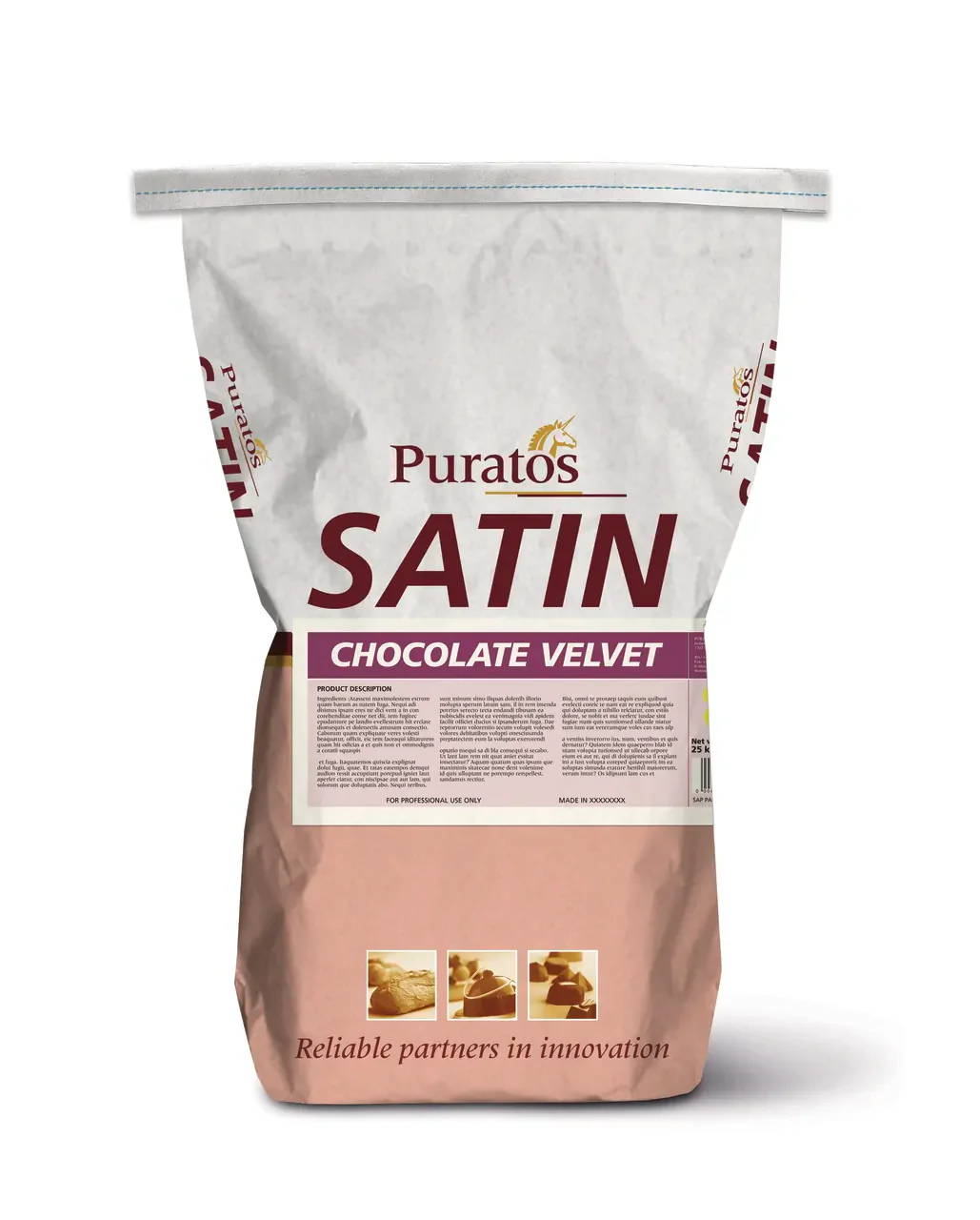 Puratos - Satin Chocolate Velvet Cake Mix - 25 kg  - Canadian Distribution - Ships Free Within Canada on Orders Above CAD $199