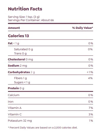 Pure Organic Açai Powder | Packed With Vitamins, Antioxidants, Good Fats, and Fibre | Essential Fatty Acids | 66 Servings Per Bag | 200G | Ships Free Within Canada on Orders Above CAD $199 - Image 4
