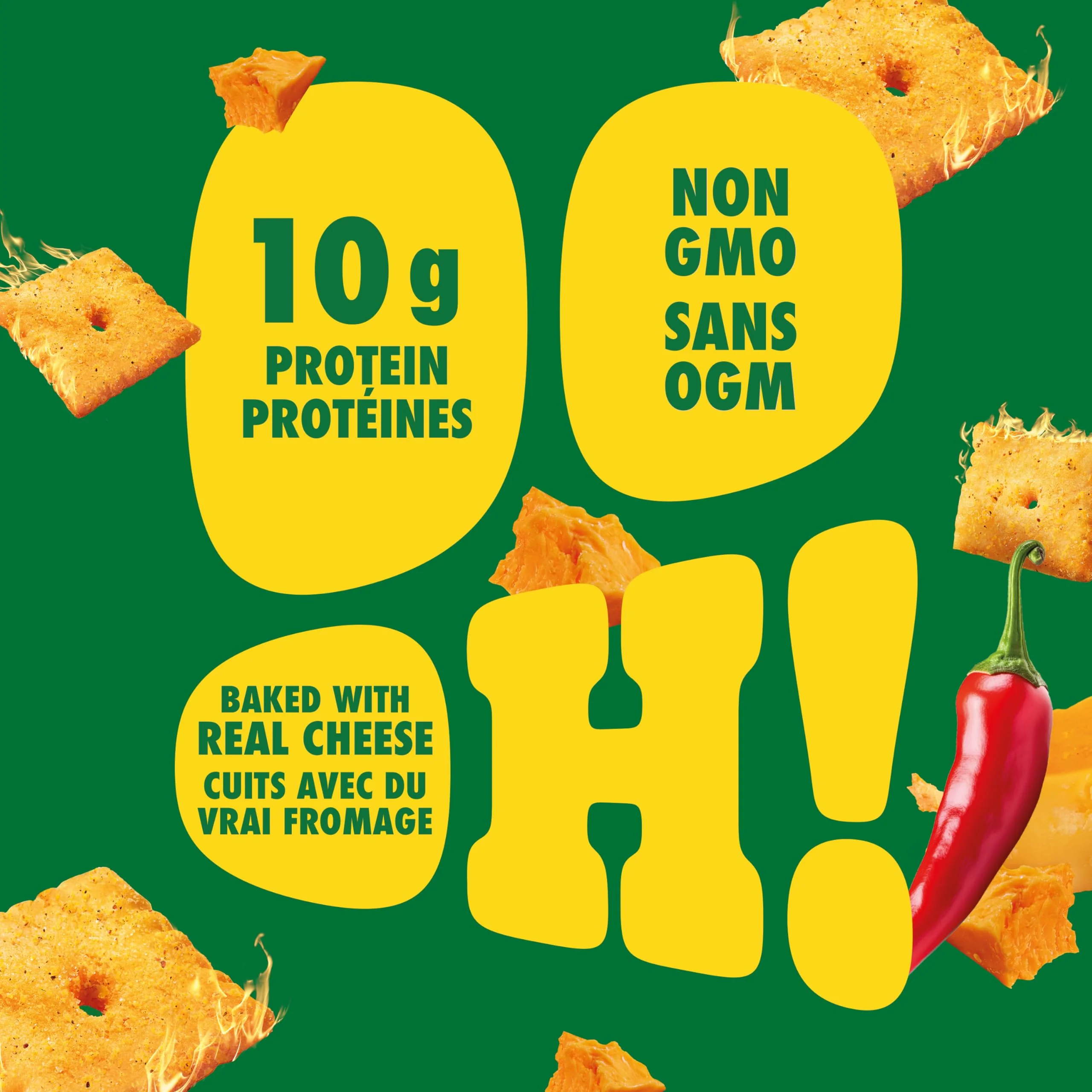 Pure Protein Hot & Spicy Cheesy Crackers - 10g Protein Per Serving, 8-Pack - Canadian Distribution - Ships Free Within Canada on Orders Above CAD $199 - Image 6