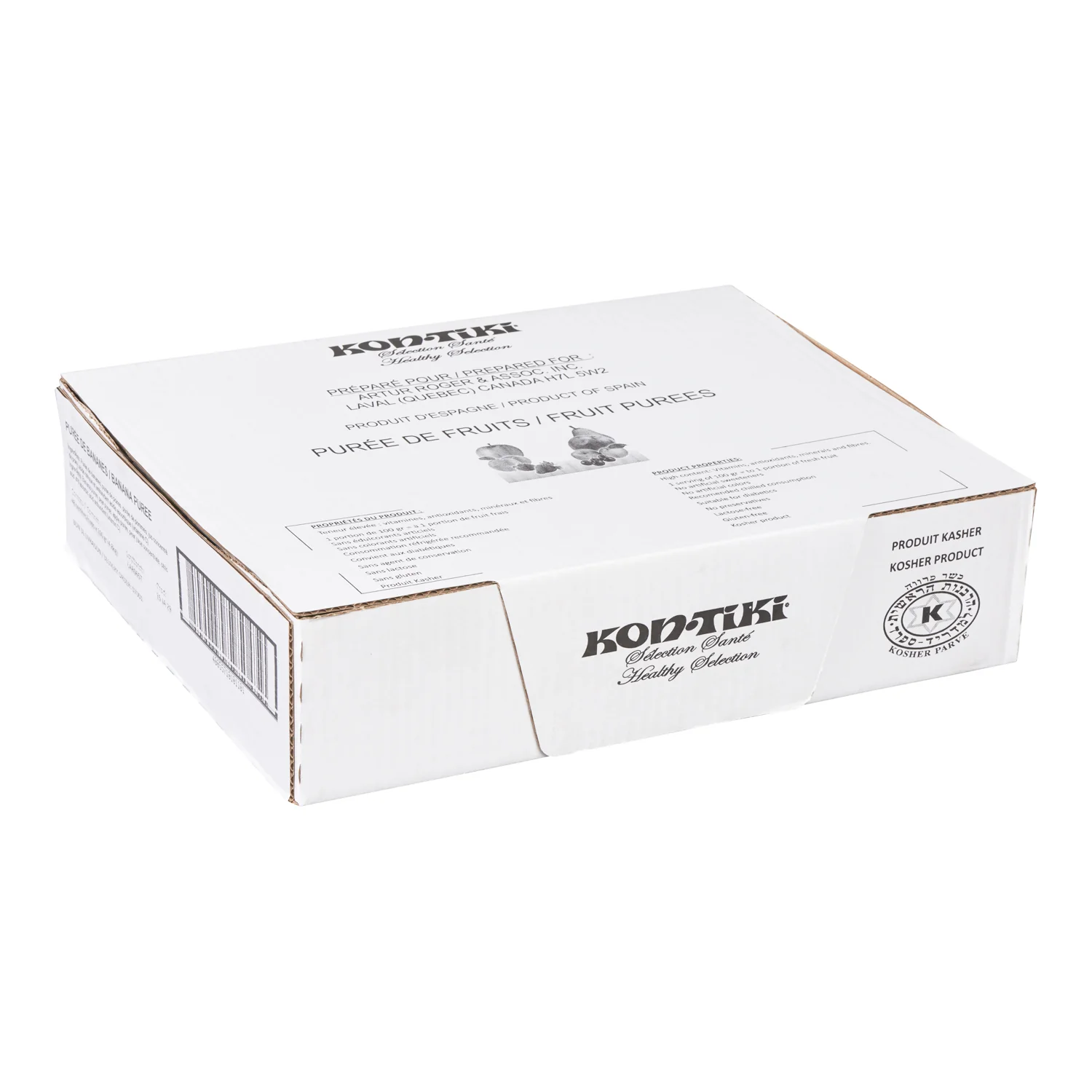 Puree Banana - 48 x 100 mL - Kontiki - Restaurant and Foodservice Ingredients - Canadian Distribution - Ships Free Within Canada on Orders Above CAD $199 - Image 2