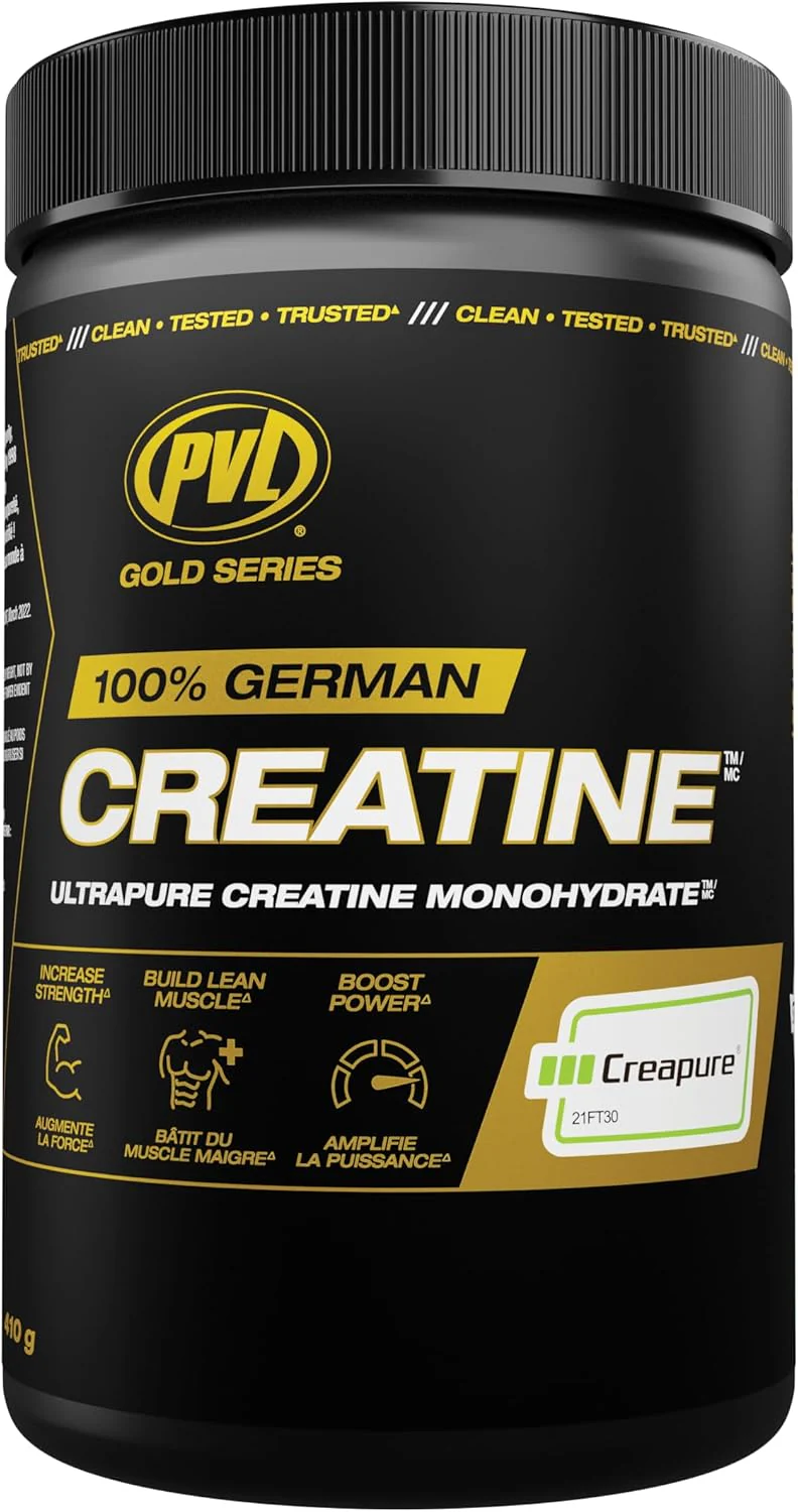 PVL – Creapure Creatine Monohydrate Powder – Unflavored – 410 g, 82 Servings – Ships Free Within Canada on Orders Above CAD $199