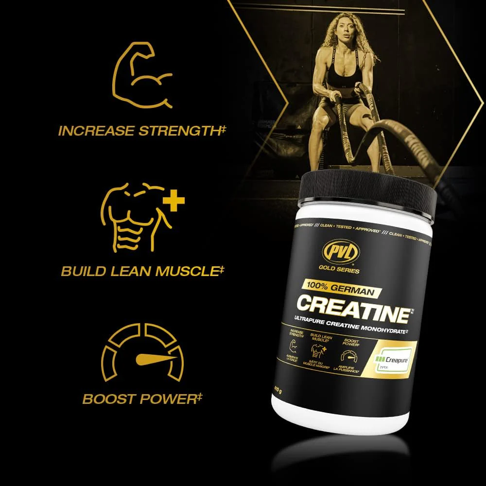 PVL – Creapure Creatine Monohydrate Powder – Unflavored – 410 g, 82 Servings – Ships Free Within Canada on Orders Above CAD $199 - Image 4