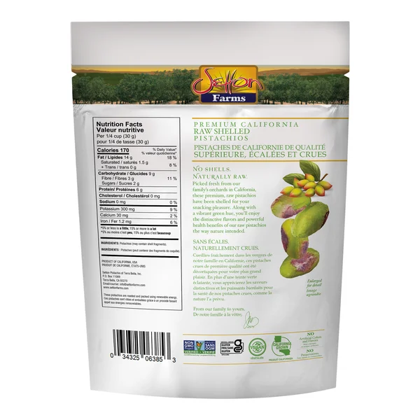 Raw Pistachios - 4 x 567 g - Setton - Canadian Distribution - Ships Free Within Canada on Orders Above CAD $199 - Image 2
