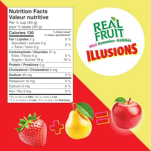 REALFRUIT Illusions Strawberry Pear Gummies - 2 x 325g - Canadian Distribution - Ships Free Within Canada on Orders Above CAD $199 - Image 5