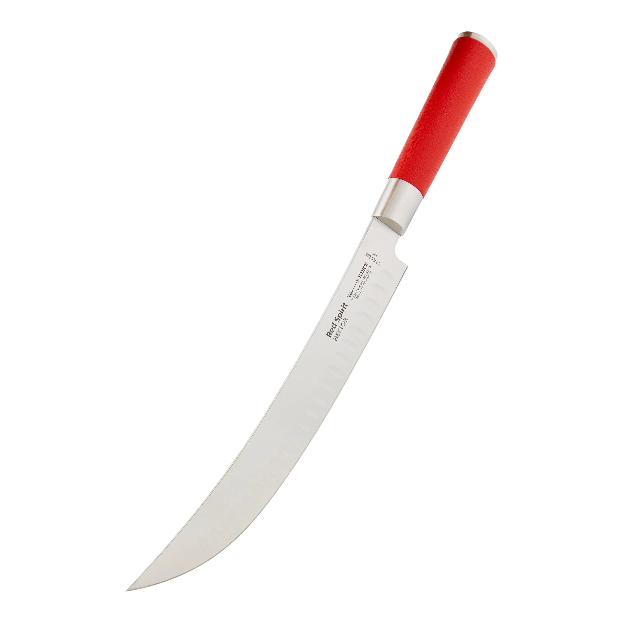Red Spirit Butcher Knife - 25 cm (10 in) - Friedrich D - Restaurant Equipment and Smallwares - Canadian Distribution
