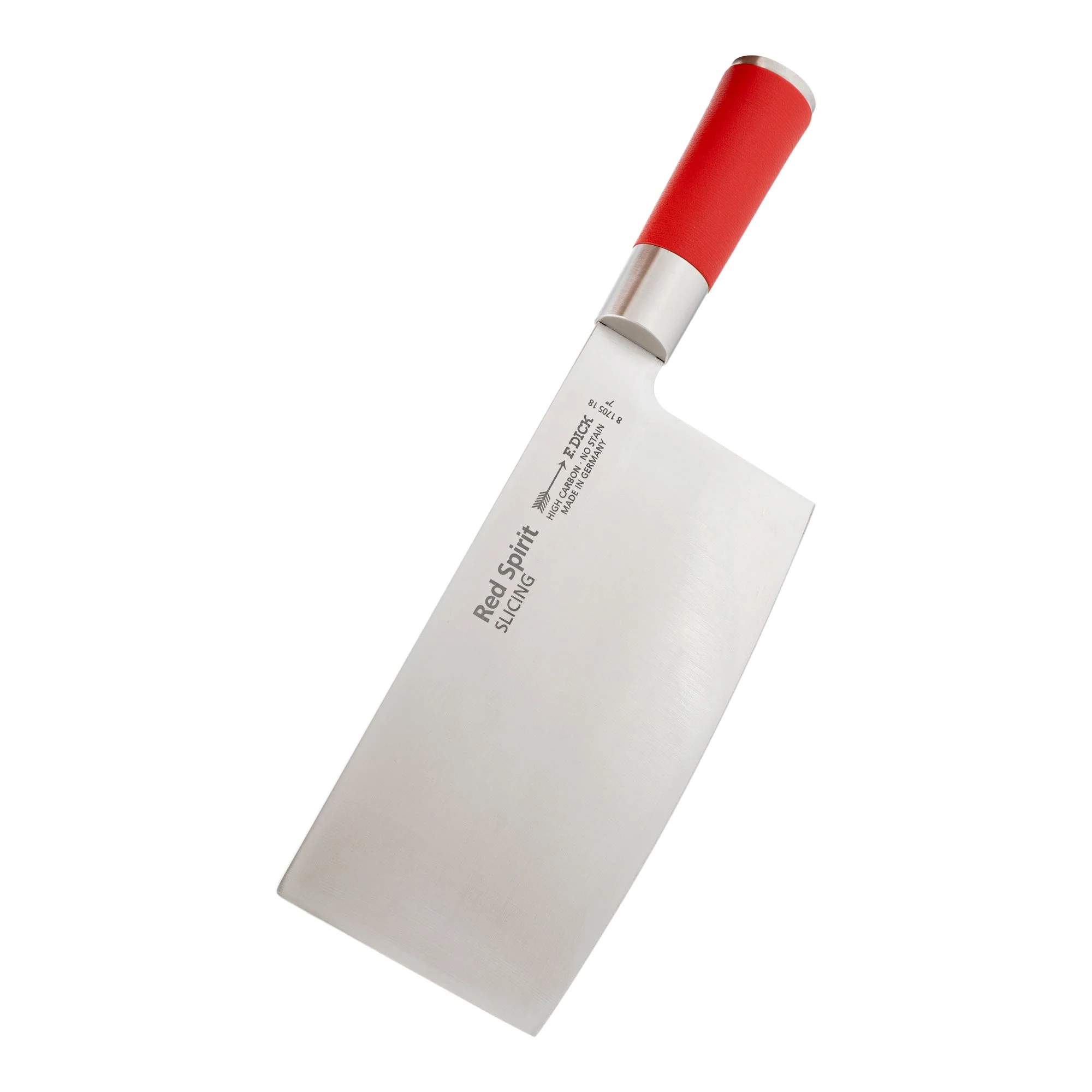 Red Spirit Slicing Cleaver - 18 cm (7 in) - Friedrich D - Restaurant Equipment and Smallwares - Canadian Distribution