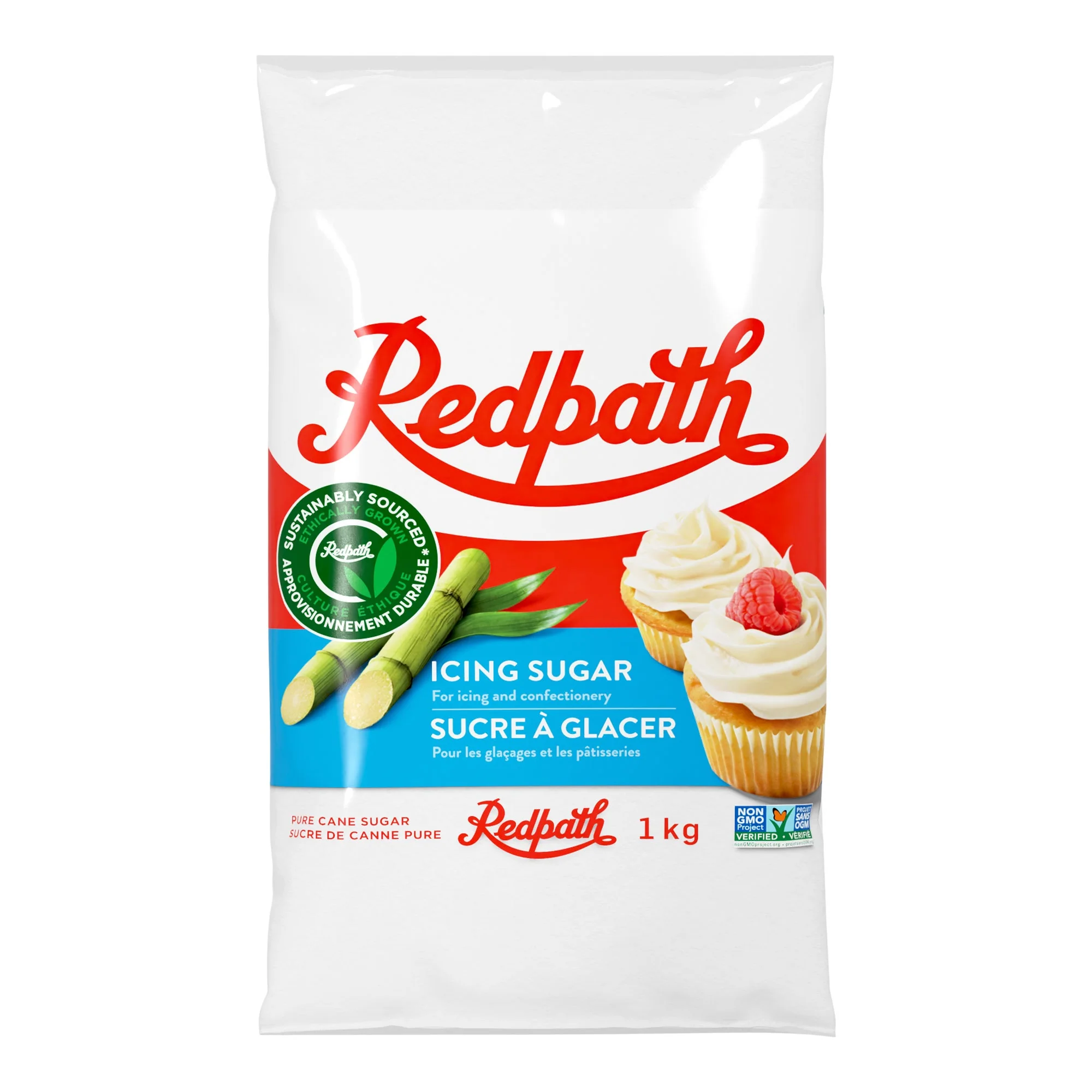 Redpath Icing Sugar - 4 x 1 kg - Grocery and Food Items - Canadian Distribution - Ships Free Within Canada on Orders Above CAD $199
