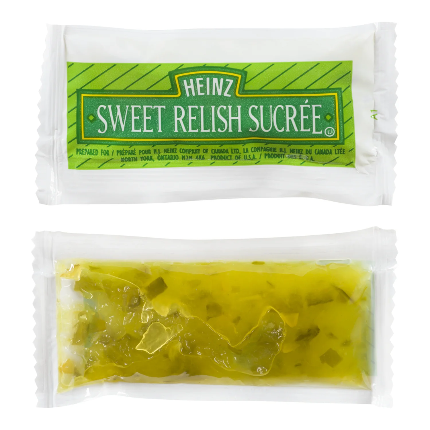 Relish Sweet Green Portion Control - 500 x 8 mL - Heinz - Restaurant and Foodservice Ingredients - Canadian Distribution - Ships Free Within Canada on Orders Above CAD $199 - Image 2