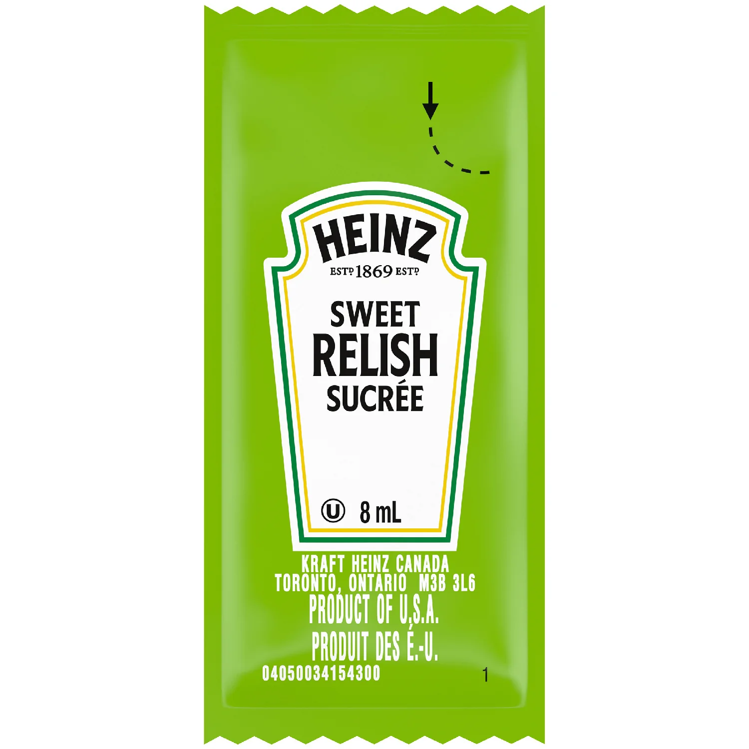 Relish Sweet Green Portion Control - 500 x 8 mL - Heinz - Restaurant and Foodservice Ingredients - Canadian Distribution - Ships Free Within Canada on Orders Above CAD $199 - Image 4