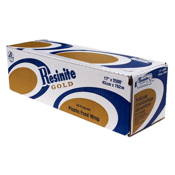 Resinite Gold Commercial All-purpose Plastic Food Wrap  - Disposables, Restaurant Packaging and Take-Out Supplies - Canadian Distribution - Ships Free Within Canada on Orders Above CAD $199