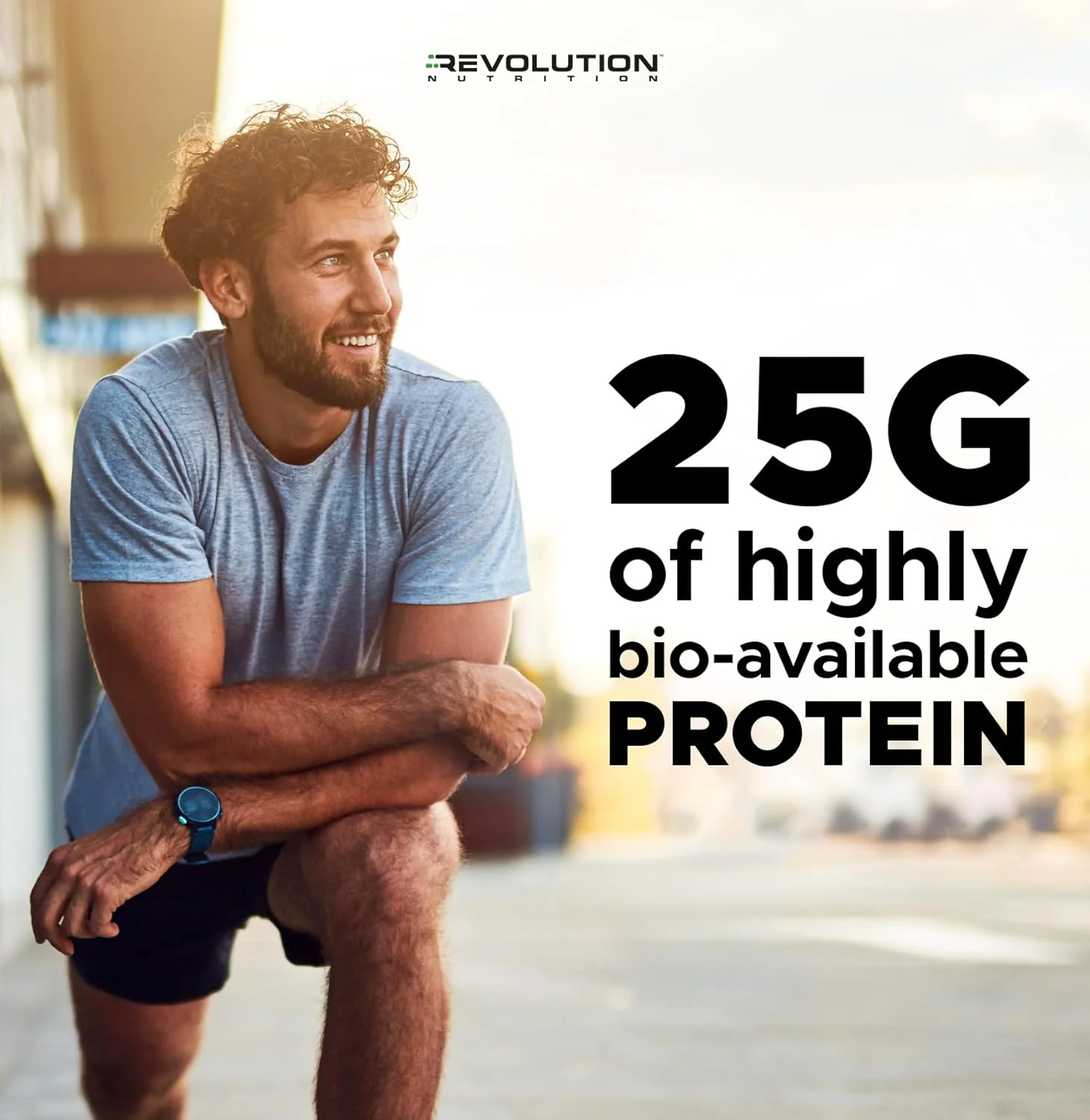 Revolution Nutrition – High Whey Protein Powder – Chocolate Cake – 908 g, 24 Servings – Ships Free Within Canada on Orders Above CAD $199 - Image 4