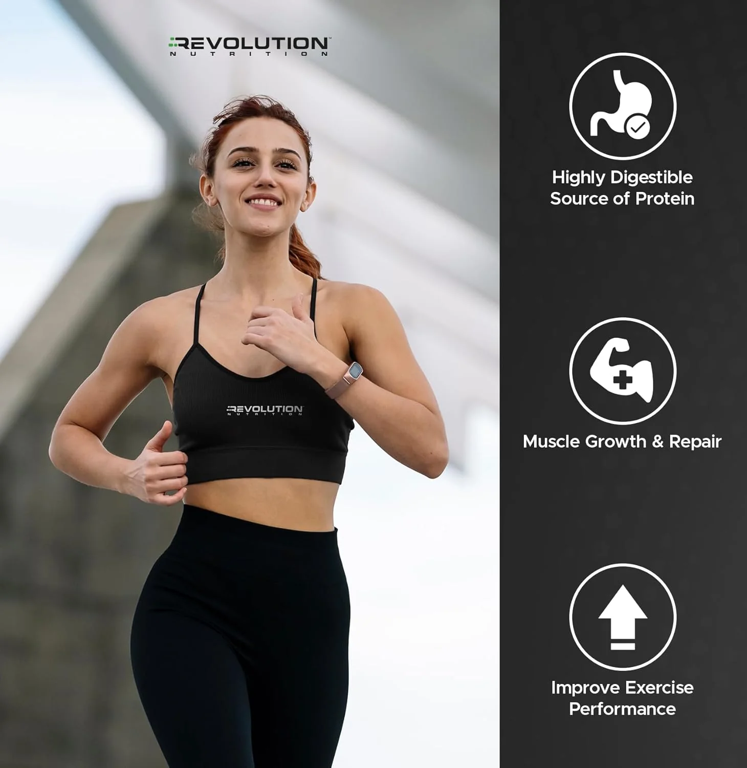 Revolution Nutrition – High Whey Protein Powder – Chocolate Cake – 908 g, 24 Servings – Ships Free Within Canada on Orders Above CAD $199 - Image 6