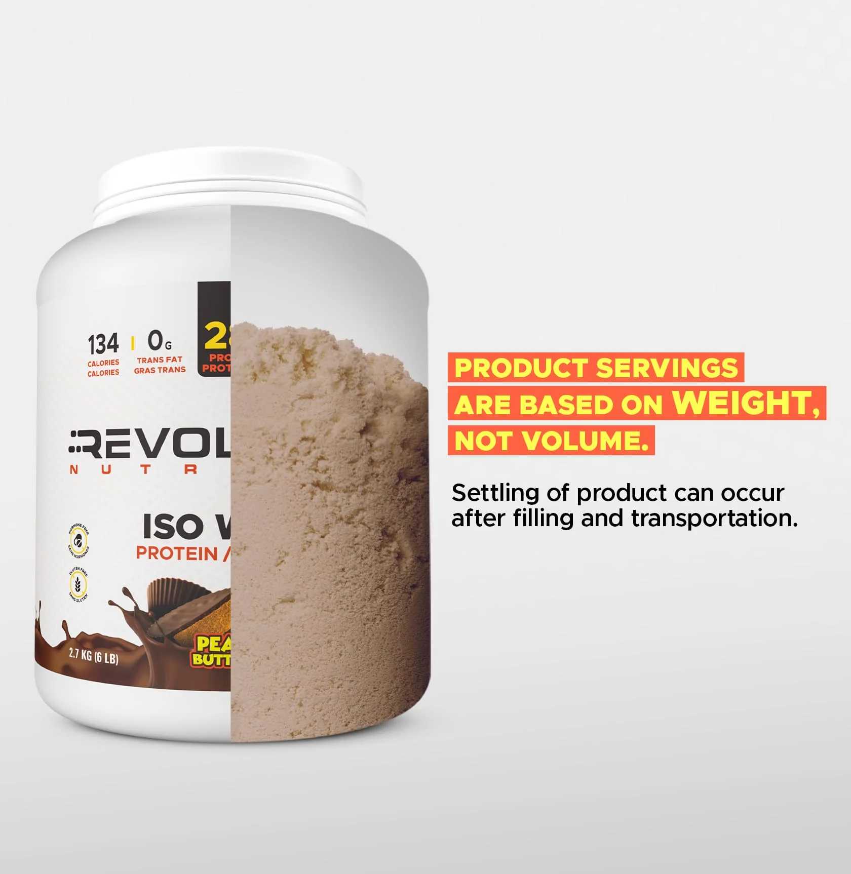 Revolution Nutrition – Iso Whey – Chocolate Peanut Butter Cup – 6 lb - Canadian Distribution - Ships Free Within Canada on Orders Above CAD $199 - Image 3