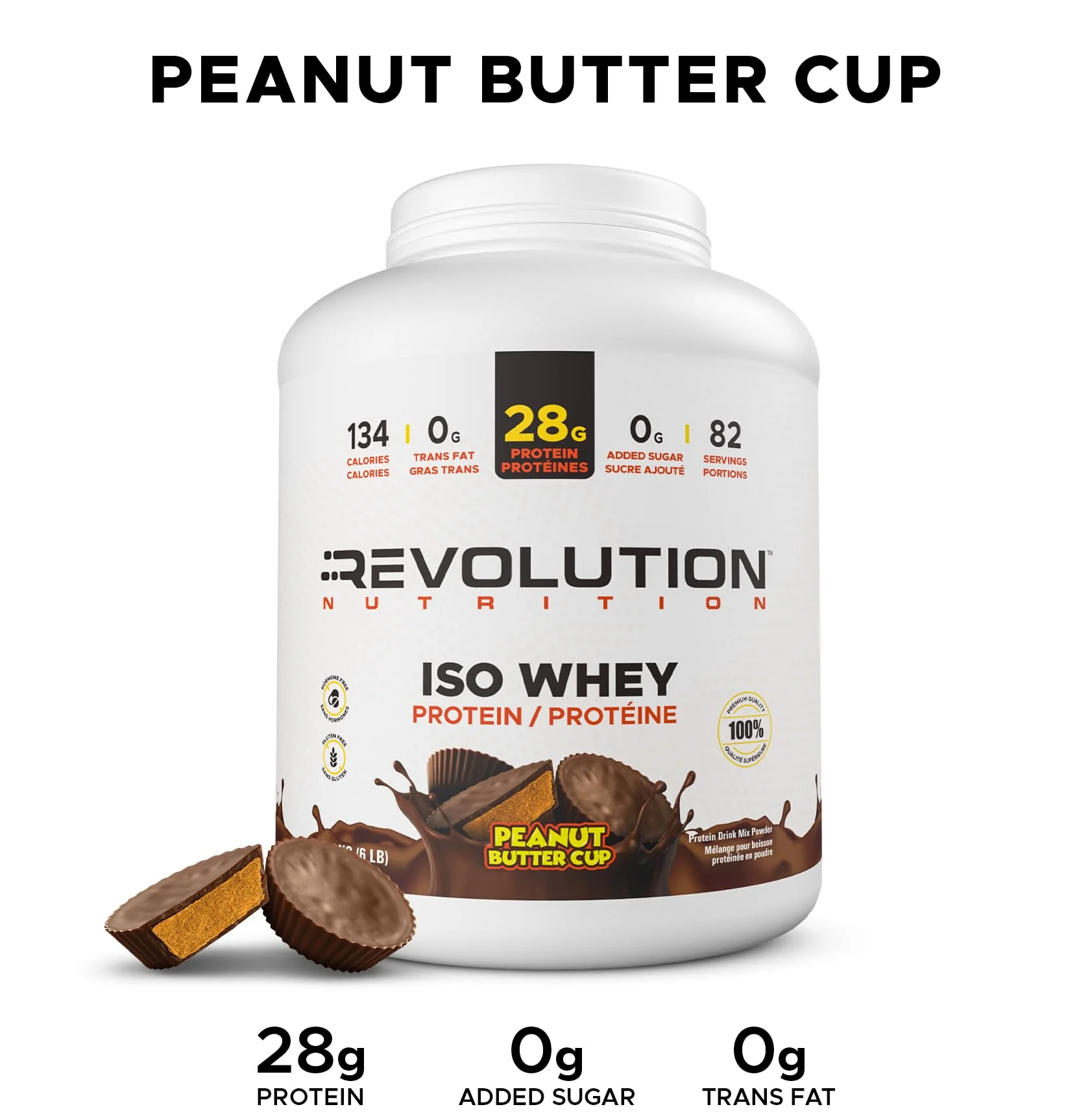 Revolution Nutrition – Iso Whey – Chocolate Peanut Butter Cup – 6 lb - Canadian Distribution - Ships Free Within Canada on Orders Above CAD $199 - Image 8