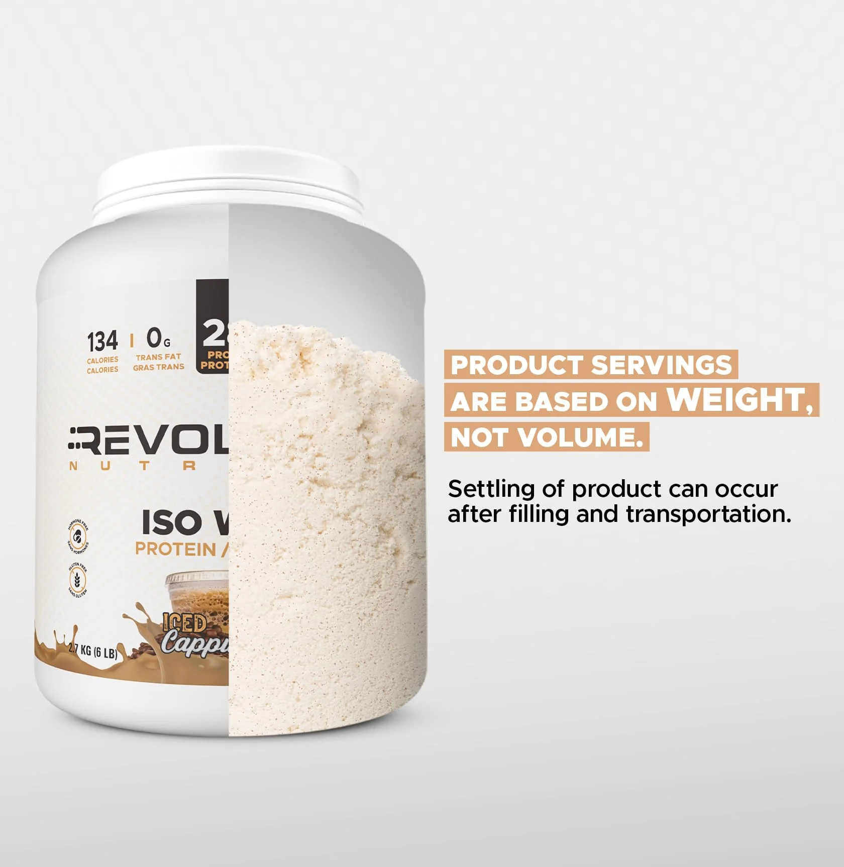 Revolution Nutrition – Iso Whey – Iced Cappuccino – 6 lb - Canadian Distribution - Ships Free Within Canada on Orders Above CAD $199 - Image 3