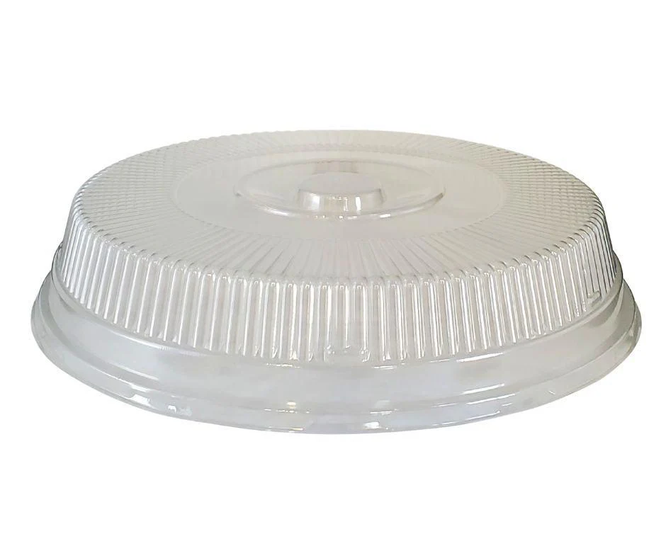 Rhino-Foil - 18" Clear Plastic Lid for Round Catering Tray - AR206R - Image 2