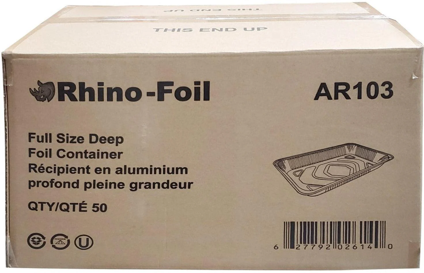 Rhino-Foil - Full Size Deep - Aluminium Steam Pan - HEAVY - Image 6