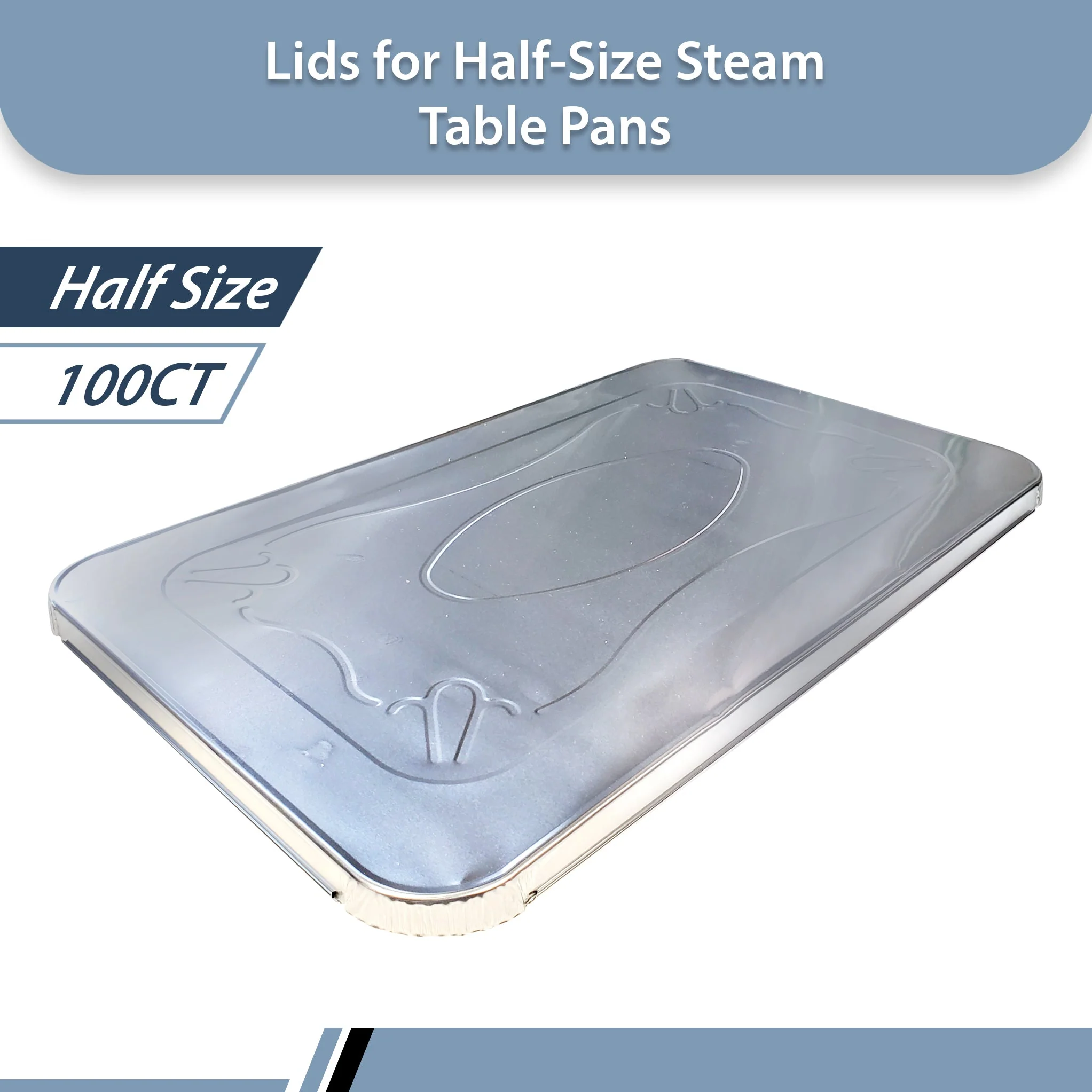 Rhino-Foil - Full Size Lid Aluminium Steam Pan - Heavy - Image 4