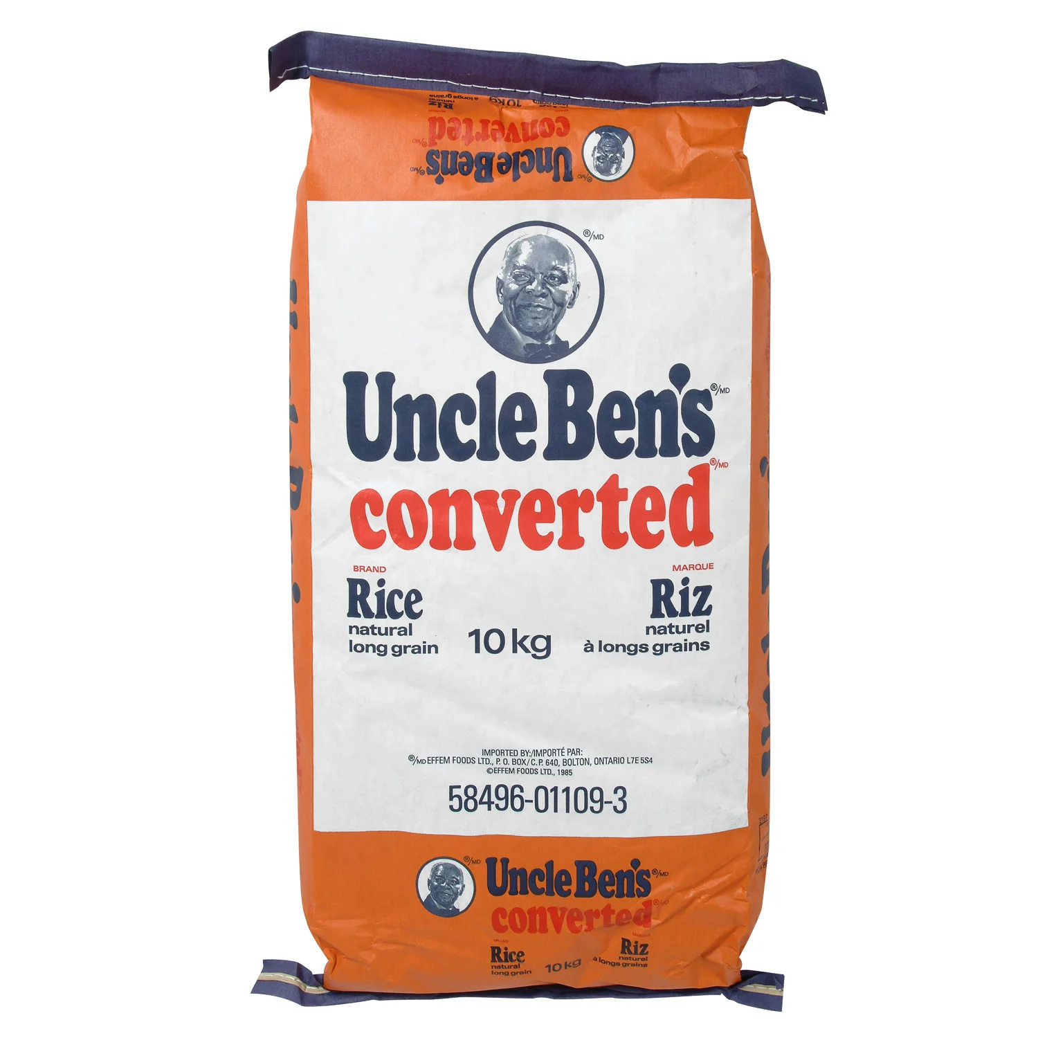 Rice Converted - 1 x 10 kg - Uncle Bens - Restaurant and Foodservice Ingredients - Canadian Distribution - Ships Free Within Canada on Orders Above CAD $199