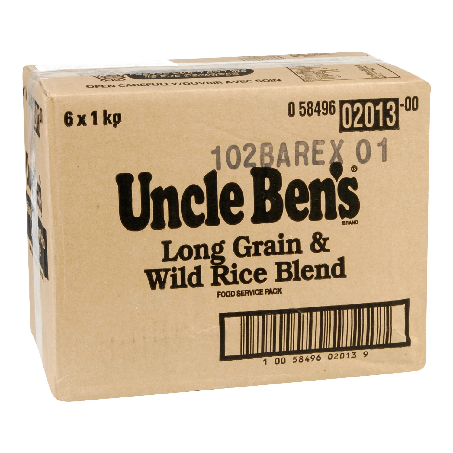 Rice Long Grain & Wild Blend - 6 x 1 kg - Uncle Bens - Restaurant and Foodservice Ingredients - Canadian Distribution - Ships Free Within Canada on Orders Above CAD $199 - Image 2