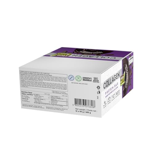rice UP! Collagen Protein Bar – Triple Chocolate Flavor (Box of 12 x 50g) - Canadian Distribution - Ships Free Within Canada on Orders Above CAD $199 - Image 7