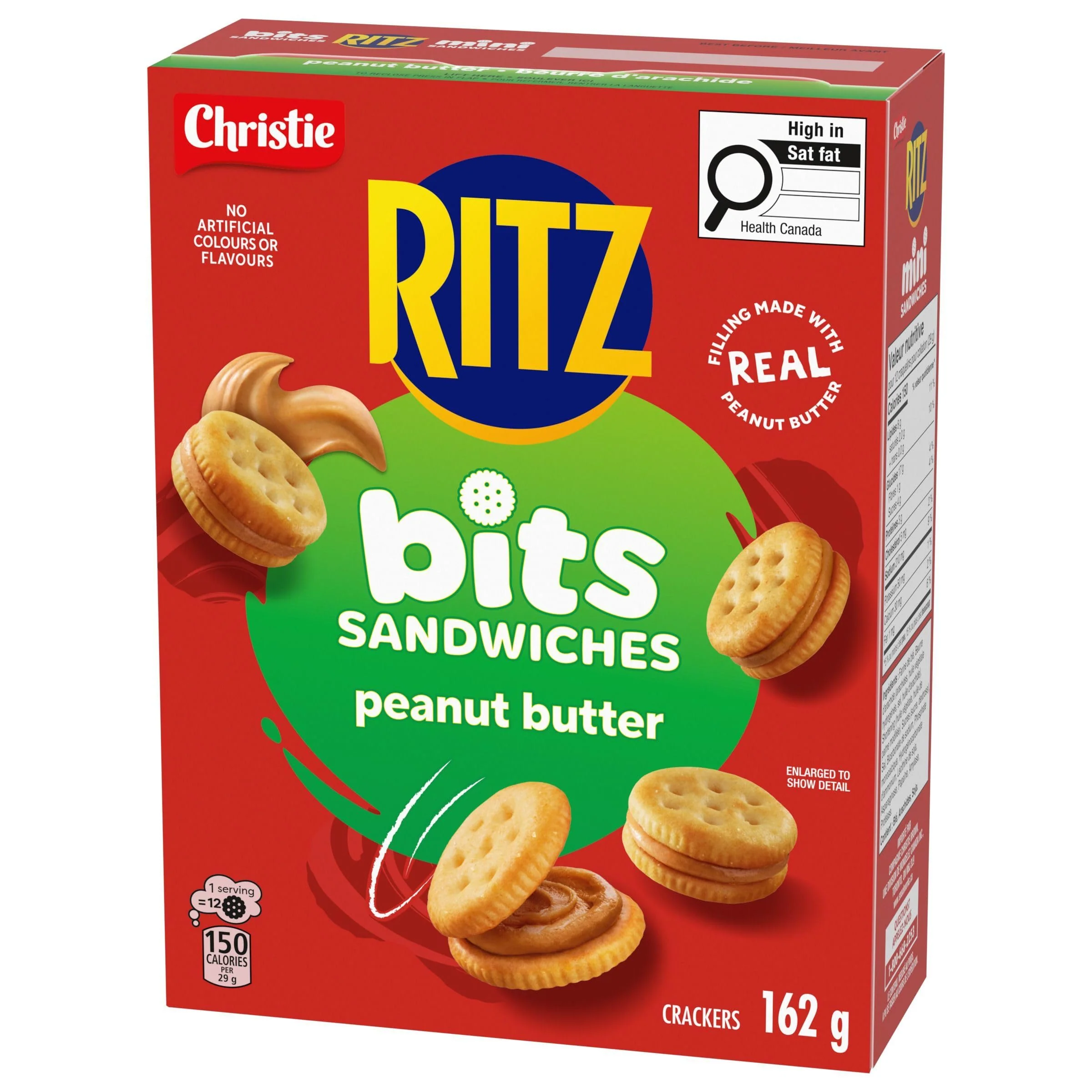 Ritz Bits Peanut Butter Sandwich Crackers, 2 x 162g - Canadian Distribution - Ships Free Within Canada on Orders Above CAD $199 - Image 3